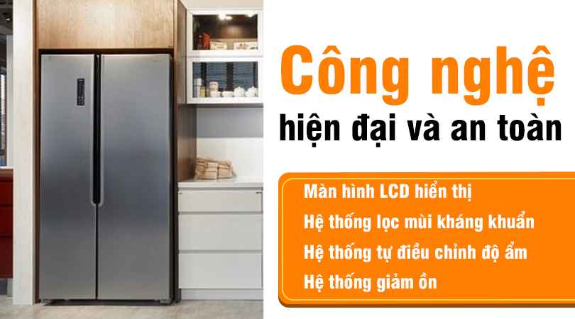 Công nghệ hiện đại và an toàn của tủ lạnh Malloca